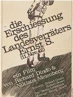 Die Erschiessung des Landesverräters Ernst S.在线观看和下载